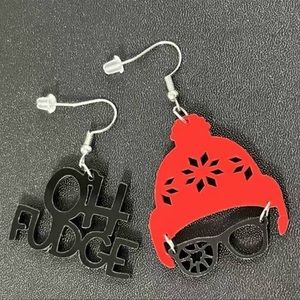 Christmas Story Themed Earrings